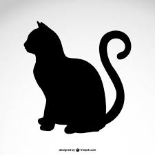 I Have Downloaded This Free Vector On Freepik Com Black Cat Silhouette Cat Silhouette Tattoos Cat Silhouette