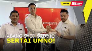 Syed saddiq syed abdul rahman (lahir 6 desember 1992; Abang Syed Saddiq Sertai Umno
