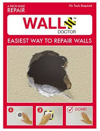 These patches, which are sold for a few dollars in the building materials section of hardware stores are. Wall Doctor 857101004808 Kit Drywall Patch 4 Amazon Com