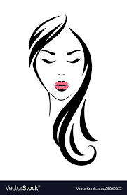 White Bird With Long Hair On Head Graphic Pretty Young Woman Head With Long Black Hair And Pink Lips Download A Free Preview Or High Quality Adobe Illu In 2020 Silhouette Vector Pink Lips Flower Icons