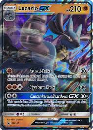 It evolves from riolu when leveled up with high friendship during the day. Lucario Gx Sm100 Pokemon Tcg Amazing Toys Comic Shop Zurich