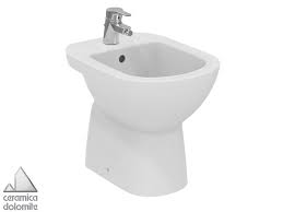 Accessori per bagno lavanderia e pulizia della casa. Bidet A Terra Ideal Standard Gemma 2 Distanziato Bianco Lucido Iperceramica