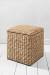 Round Seagrass Ottoman