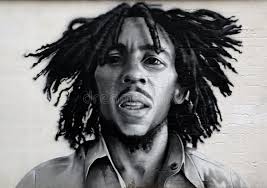 Bob Marley Mural Eye Close Up Editorial Stock Image