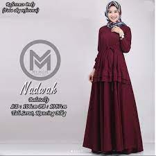 Dalam tren model baju muslim terbaru ini di hadirkan desain baju modern dengan berbagai varian warna dan motif yang cantik, sehingga akan membuat penampilan anda semakin trendy dengan hijab anda. Jual Baju Gamis Muslim Desain Kekinian Untuk Wanita Muslim Masa Kini Maroon Di Lapak Rania Hijab Store Bukalapak