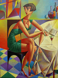 Repurpose the extras as a colorful, geometric piece of art that perfectly matches your space. Artist Uses Colorful Geometric Shapes To Capture The Female Form