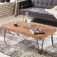 Runder tisch mit einer ø50 cm platte aus 6 mm dickem gehärtetem glas, stärker und haltbarer als gewöhnliches glas. Couchtisch Bagli Massiv Holz Akazie Online Kaufen