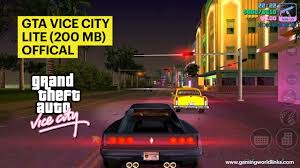 Download bully anniversary edition apk latest version free for android. Gta Vice City Lite 200 Mb Apk Data Download V1 0 9 2020