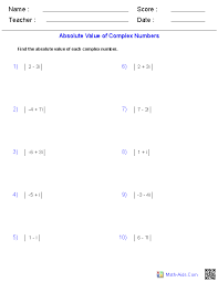 Algebra 2 Worksheets Complex Numbers Worksheets Number Worksheets Complex Numbers Framed Words