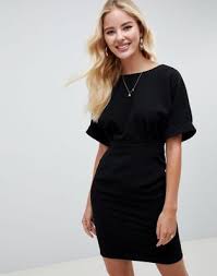 Asos Design Asos Design Wiggle Mini Dress Asos Black Dress Mini Dress Asos Dress
