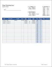 Time Tracking Template For Excel