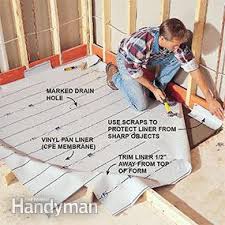 How to install tile on a bathroom floor. How To Build Shower Pans Diy Family Handyman