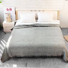 Alpaca wool blanket queen size 85x63. Spencer Whitney Bed Throws Blankets Wool Blanket Grey Herringbone Throw Blanket Large Wool Blanket Queen Blanket For Bed Pricepulse