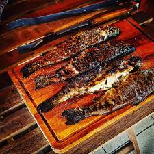 Smoked Trout With Garlic And Olive Oil Marinade Trout Smoked Grill Bbq Weberbbq Fishonagrill Grillfish Smokedf Smoked Fish Smoked Trout Bbq Fish