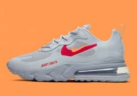 Nike Air Max 270 React Just Do It Wolf Grey Hyper Crimson University Red Ct2203 002 Men S Athletic Sneakers Nike Shoes Air Max Cheap Nike Air Max Nike Air Max Running