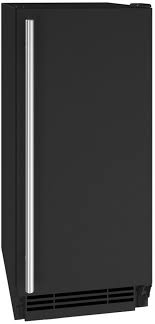 U-Line UHCL115BS01A 15 Inch Clear Cube Ice Maker with 55 lbs Daily  Production, 25lbs Storage Capacity, Digital Touchpad Control, Cleaning  Indicator, LED Lighting, Heavy Duty Ice Scoop, Field Reversible Door, Drain  Required,