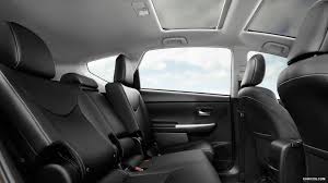 View prius interior photos and images. 2015 Toyota Prius V Interior Rear Seats Caricos