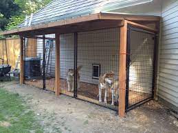 The hard floor will, over time, cause calluses, worn pads, splayed toes and painful joints. 10 Genius Diy Dog Kennel Ideas Craft Directory Dog Kennel Outdoor Outside Dogs Diy Dog Kennel