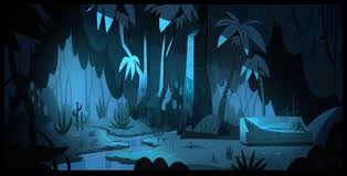 Michelle Park Game Background Art Environmental Art Animation Background