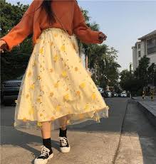 Floral Printed High Waist Mesh Skirt In 2020 Pretty Outfits Fashion Inspo Outfits Clothes