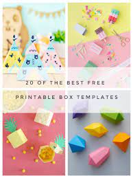 Exploding box template provides you a new way to present your present. 20 Of The Best Free Printable Box Templates