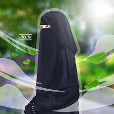 Nampak cantik ya,,, kalau kartun yang ini memakai kimono berwarna pink dengan kerudung panjangnya. Anime Hijap Panosundaki Pin