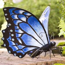 Large Metal Butterfly Statue Butterflies Outdoor Garden Statues Butterfly Decorations