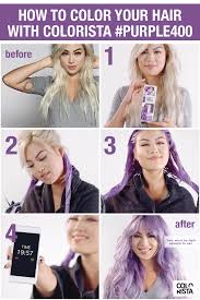 Colors always appear darker when wet and will dry lighter. You Can Have Purple Hair With Colorista Make Sure To Leave On For 20 Minutes To Achieve The D Semi Permanent Hair Color Permanent Hair Color Blonde Hair Color