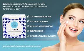 CLEAROL Brightening Cream with Alpha Arbutin, for Dark Skin, Dark Spots,  Freckles that is Safe for the Face & Body : Amazon.ca: Beauty & Personal  Care