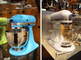 Kitchenaid Debuts Newest Colors Crystal Blue And Frosted Pearl Kitchen Aid Kitchen Aid Mixer New Color