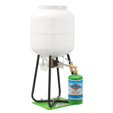 Flame King 1 Lb Refillable Propane Cylinder With Refill Kit Ysn1lbkt The Home Depot Propane Cylinder Propane Propane Gas Grill