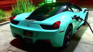 Her eyes are blue, and the color of her hair is brown. Nicky Diamonds Takes His Blue Ferrari 458 For A Night Ride Autoevolution