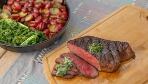Steakhouse Dinner On The Grill Recipe Grilled Dinner Food Network Recipes Dinner