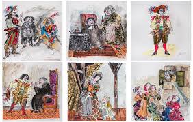 Analisi, trama, significato, personaggi e temi del romanzo storico di alessandro manzoni i promessi sposi: Emanuele Luzzati Portfolio Of Six Works I Promessi Sposi The Betrothed 1999 Mutualart