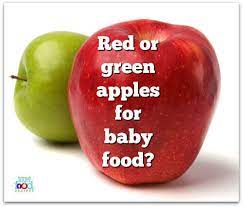 Apple Baby Food Red Vs Green Which Is Best The Homemade Baby Food Recipes Blog