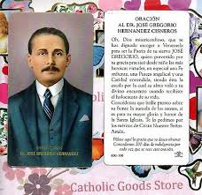 Devotos seguirán a distancia la beatificación de josé gregorio hernández. Oracion Al Dr Jose Gregorio Hernandez Cisneros Spanish Paperstock Holy Card Ebay