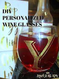 You can also put them in a basket as a gift for a friend or raffle off at a fundraiser like i did. How To Make Personalized Wine Glasses For Gifts Knock It Off Kim
