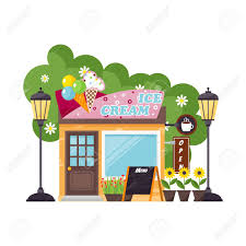 Check spelling or type a new query. Ice Cream Shop Facade Vector Royalty Free Cliparts Vectors And Stock Illustration Image 69162146