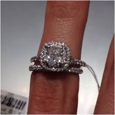 Tiffany Soleste Next To The New Matching Band Amazing Heart Wedding Rings Cool Wedding Rings Wedding Ring Designs