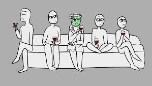 Here S A Draw The Squad Meme For You The Original Image Was A Screenshot From A Collegehumor Video Nbsp Comment I Draw The Squad Drawing Meme Funny Drawings