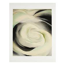 Georgia o'keeffe art lesson for teaching kids how to color big flowers like georgia o'keeffe.teaches gradient scale for colors and shading using basic markers. Georgia O Keeffe Abstraction White Rose Folio Tate