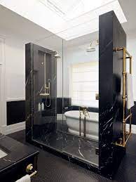 48 Stunning Black Marble Bathroom Design Ideas Marble Bathroom Designs Black Marble Bathroom Bathroom Design Luxury