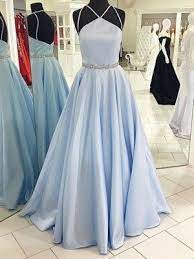 Pin By Aaliyah Candley On 18 Light Blue Prom Dress Prom Dresses Blue Backless Prom Dresses