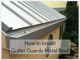This week i show you how to tackle installing gutters on your house on your own using materials you can pick up from a big box store. How To Install Gutter Guards For Metal Roof