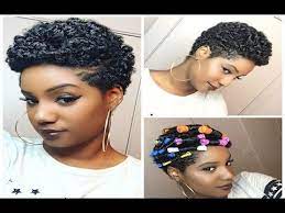 Roller Set Results On Tapered Twa Short Natural Hair Styles Natural Hair Styles Tapered Twa