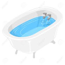 Vektor Illustration Der Badewanne Mit Wasser Gefullt Lizenzfrei Nutzbare Vektorgrafiken Clip Arts Illustrationen Image 55396215