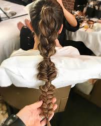 I'm back with none other than a hair tutorial! Lea Michele S Bubble Fishtail Braid Is The Stuff Of Hair Dreams