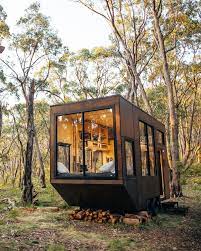 Gallery Of An Australian Tiny Home Cabn 6 Container House Plans Small House Tiny Cabins