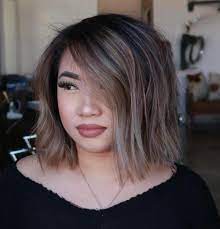 Choppy haircut with short bangs. Hairstyles For Full Round Faces 60 Best Ideas For Plus Size Women