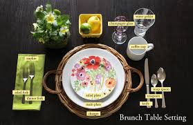 How To Set And Style A Place Setting The Everygirl Brunch Table Setting Brunch Table Table Settings